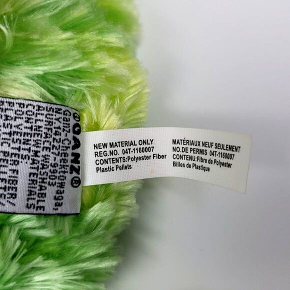 Ganz Webkinz Fuzzy Green TIE DYE FROG Plush Stuffed Animal Toy 12" HM 162 - Picture 9 of 10